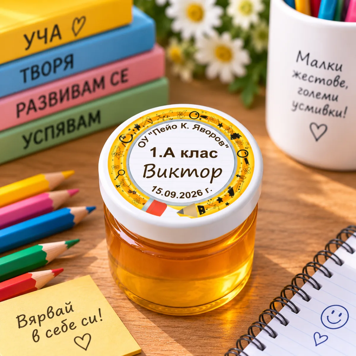 медче за първокласник